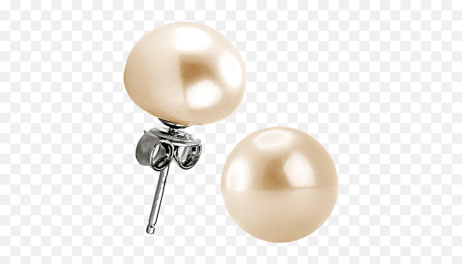 Jardin Jewelry Freshwater Pearl Stud - Solid Emoji,Emoji Earrings