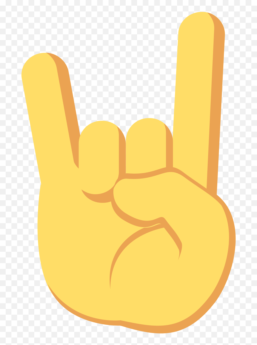 Fileemojione 1f918svg - Wikimedia Commons Metal Emoji Transparent,Emojis Png Rock