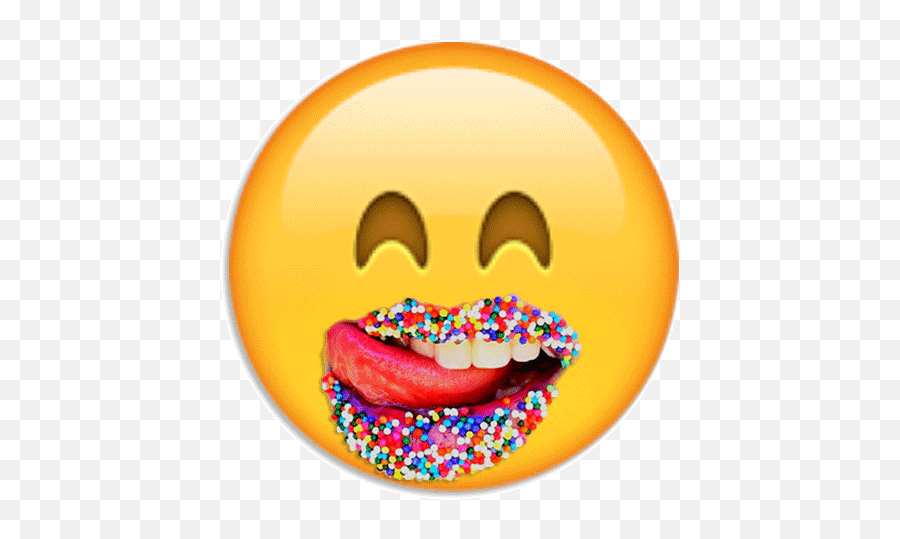 Emojis Sticker Challenge By Picsart On Picsart - Sprinkles On A Tongue Emoji,Is There An Emoji For 