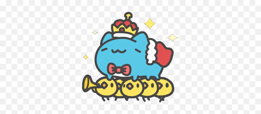 Cat King Sticker By Capoo Cute Kawaii Animals Cute Love - Bugcat Capoo King Emoji,Sleeping Emoji Gif