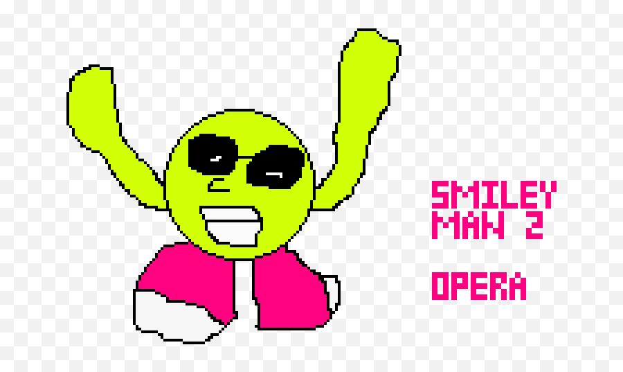 Pixilart - Smiley Man 2 Operation Emoticon X By Anonymous Dot Emoji,X...x Emoticon