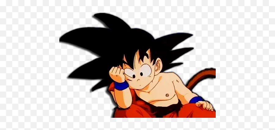 Dragon Ball Sticker Pack - Stickers Cloud Goku Esperando Emoji,Dbz Goku Emotion