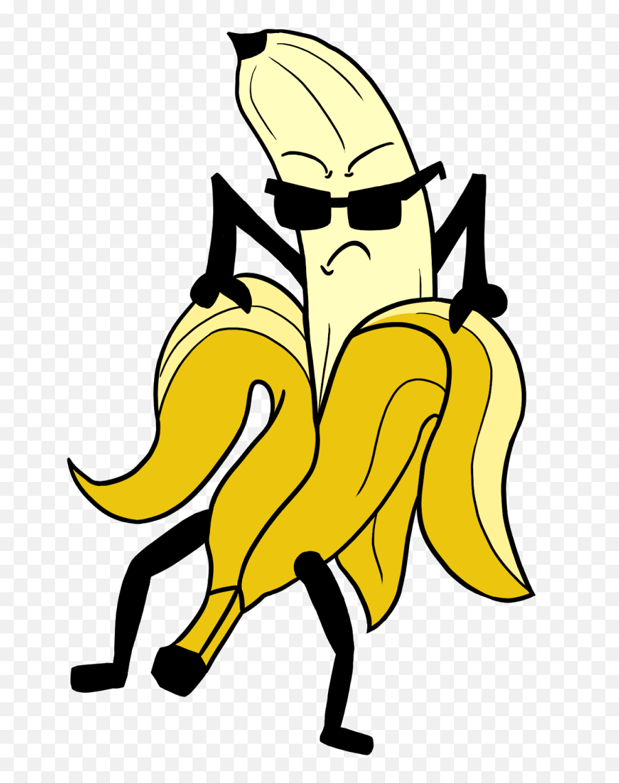 Banana Cartoon Png - I Liked Banana Man A Lot So I Kind Of Banana Man Transparent Emoji,Big Banana Emoji