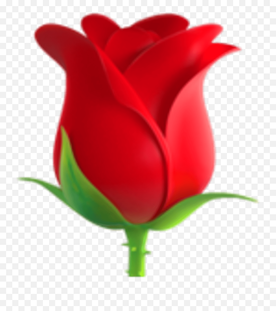 Flower Rose Emoji Emoticon Sticker - Iphone Rose Emoji Transparent,Emoticon With Flower