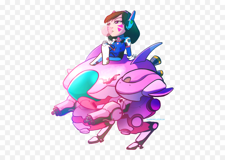 D Va Git Gud - Album On Imgur Emoji,Dva Gremlin Emoticon