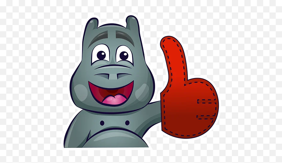 Telegram Stickers Hippo Emoji,Hippo Emoji