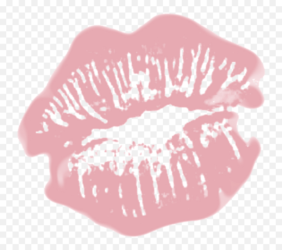 Download Kiss Pastel Tumblr Aesthetic Kawaii Lipstick Lips Emoji,Lipstick Lips Emoji