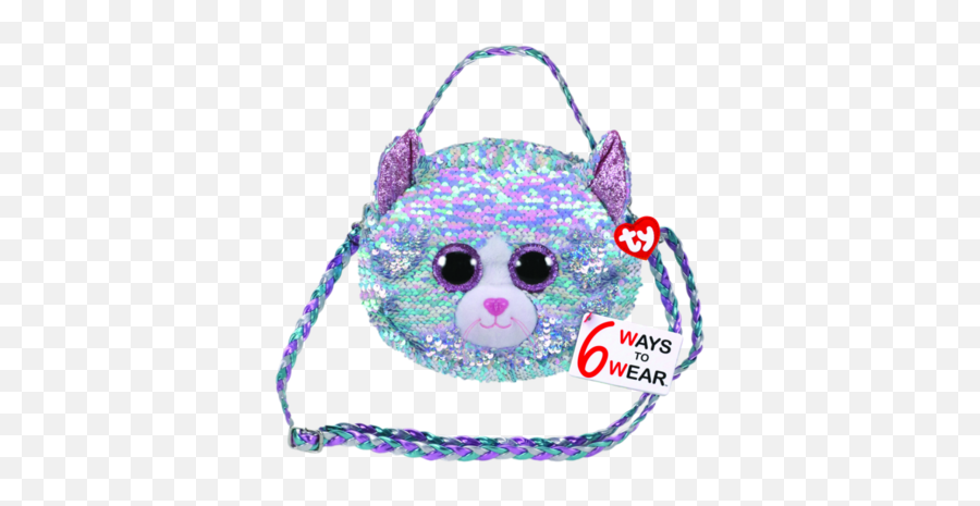 Products Purse Natural Pet Foods - Ty Fashion Sequin Cat Blue Purse Emoji,Cockatiel Emoji