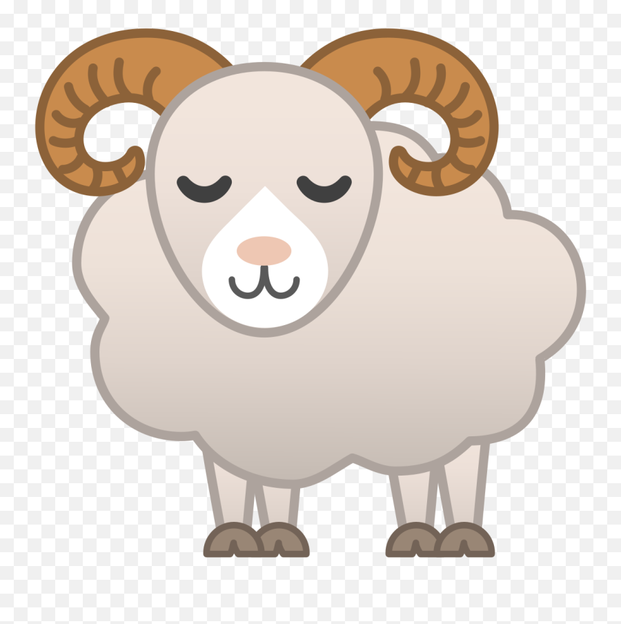 Clipart Goat Emoji Picture - Ram Emoji,Goat Emoji