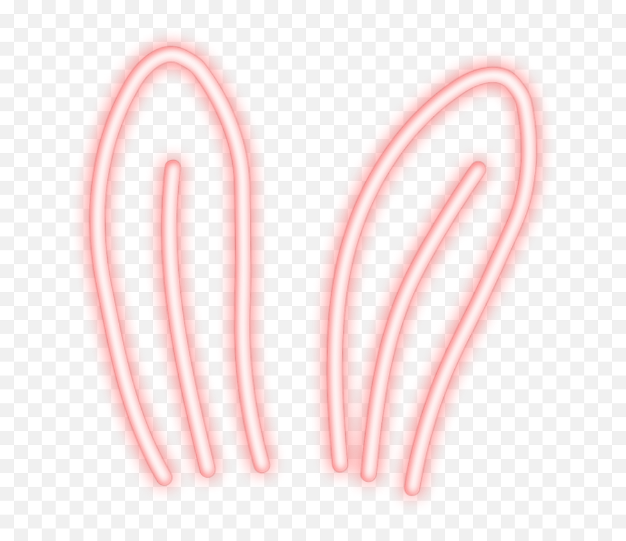 Bunny Ears Transparent Background - Neon Bunny Ears Png Neon Bunny Ears Png Emoji,Woman With Bunny Ears Emoji