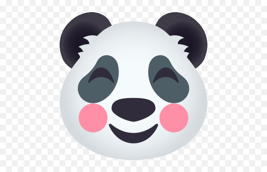 Blushing Panda Gif - Dot Emoji,Aww Shucks Emoji
