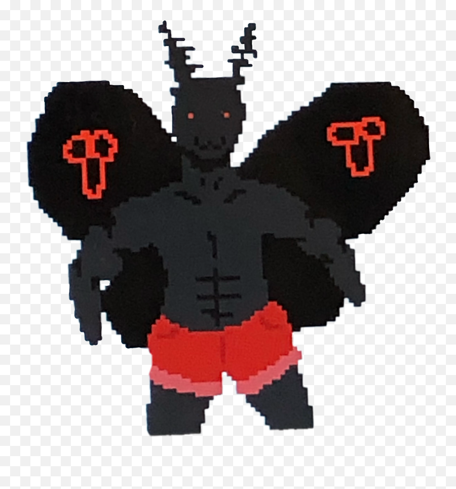 Mothman Whatthehapisfuckening Sticker - Supernatural Creature Emoji,Mothman Emoji