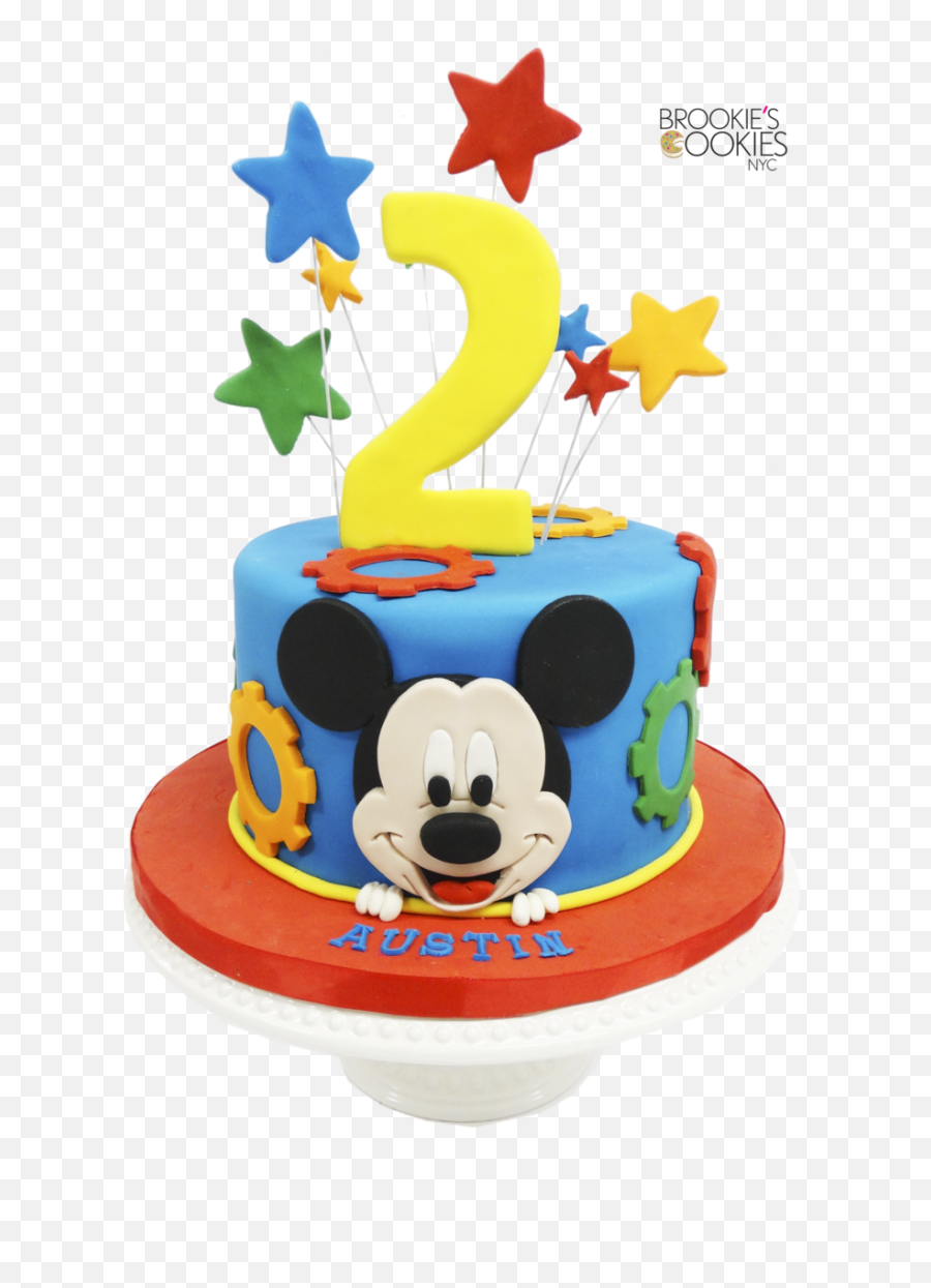 Mickey Mouse Clubhouse Cake - 2nd Birthday Boy Mickey Mouse Cake Emoji,Emoji Cookies Nyc