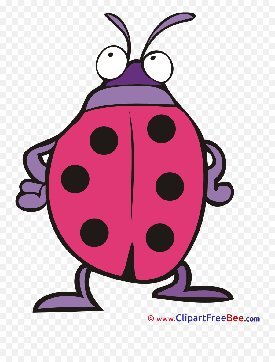 Pink Ladybug Clipart - Png Download Full Size Clipart Dot Emoji,Ladybug Emoticon