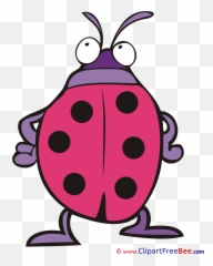Pink Ladybug Clipart - Png Download Full Size Clipart Dot Emoji,Ladybug Emoticon