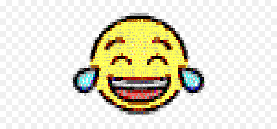 Lol Html - Wide Grin Emoji,Lol Emoticon Text