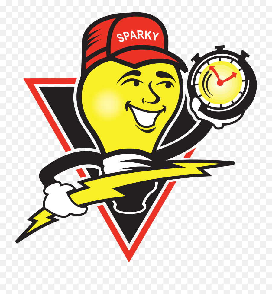Electrician Clipart Hvac Technician - Mister Sparky Logo Png Emoji,Hvac Emoji