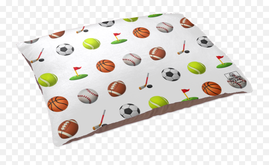 Sports Emojis Dog Bed - For Soccer,Basketball Emojis
