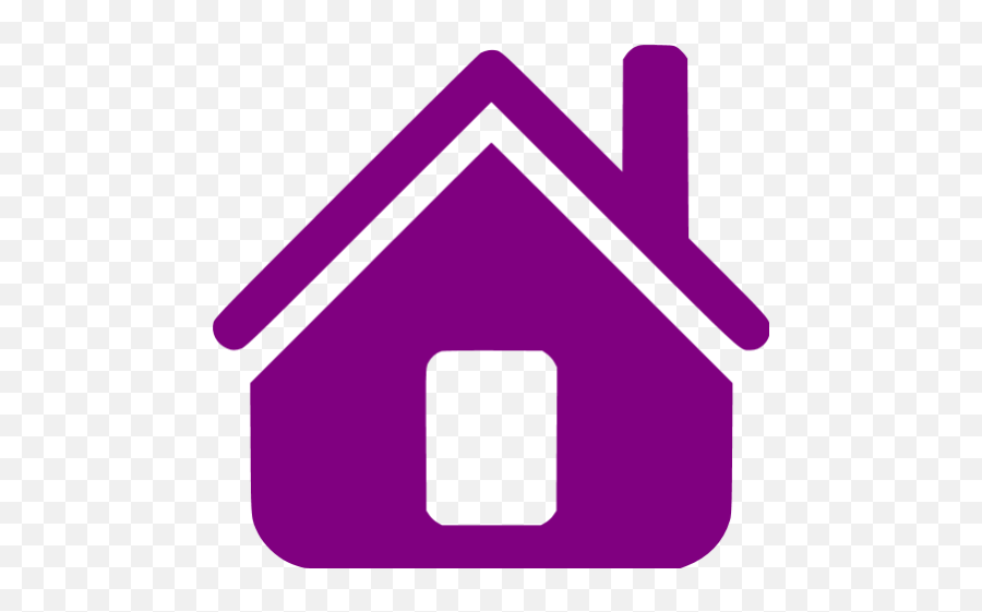 Purple Home Icon - Free Purple Home Icons Home Icon Gif Emoji,House Emoticon How To Type