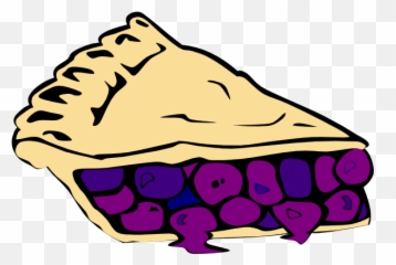 Pies - Slice Of Blueberry Pie Clipart Emoji,Turkey And Pie Emoji