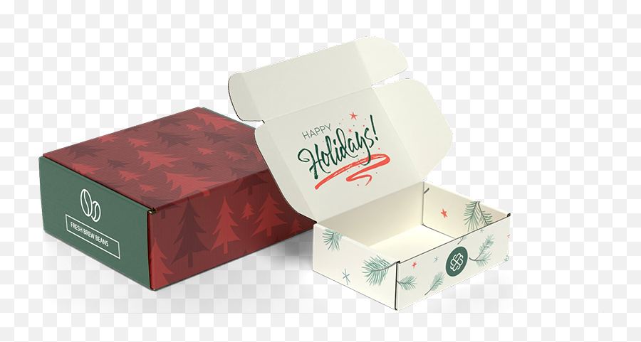 Custom Holiday Boxes - Cardboard Packaging Emoji,Emoticon Custom Box Editor