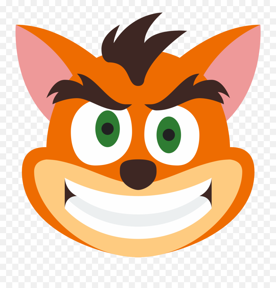 Crash Bandicoot Icon Png - Crash Bandicoot Face Png Emoji,Crash Emoji