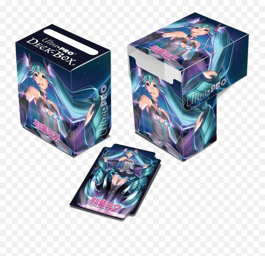 Ultra Pro Top Load Deck Box Magic Mtg - Hatsune Miku Deck Box Emoji,Mtg White Emotion