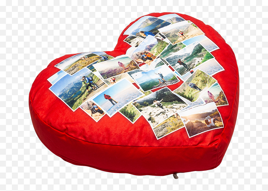 Personalized Heart Pillow Customized Heart Shaped Pillow - Furniture Style Emoji,Leather Emotions Blanket