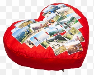 Personalized Heart Pillow Customized Heart Shaped Pillow - Furniture Style Emoji,Leather Emotions Blanket