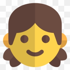 Little Girl - Free Smileys Icons Jente Emoji,Sweaty Sunglasses Emoticon Clipart