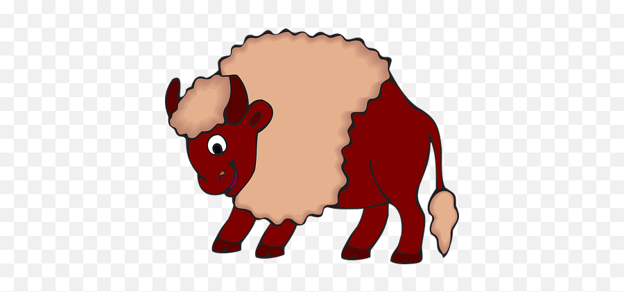 Over 100 Free Buffalo Vectors - Buffalo Cartoon Public Domain Emoji,Bison Emoji