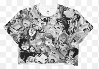 Ahegao - Ahegao Crop Top Emoji,Ahegao Face Emoji