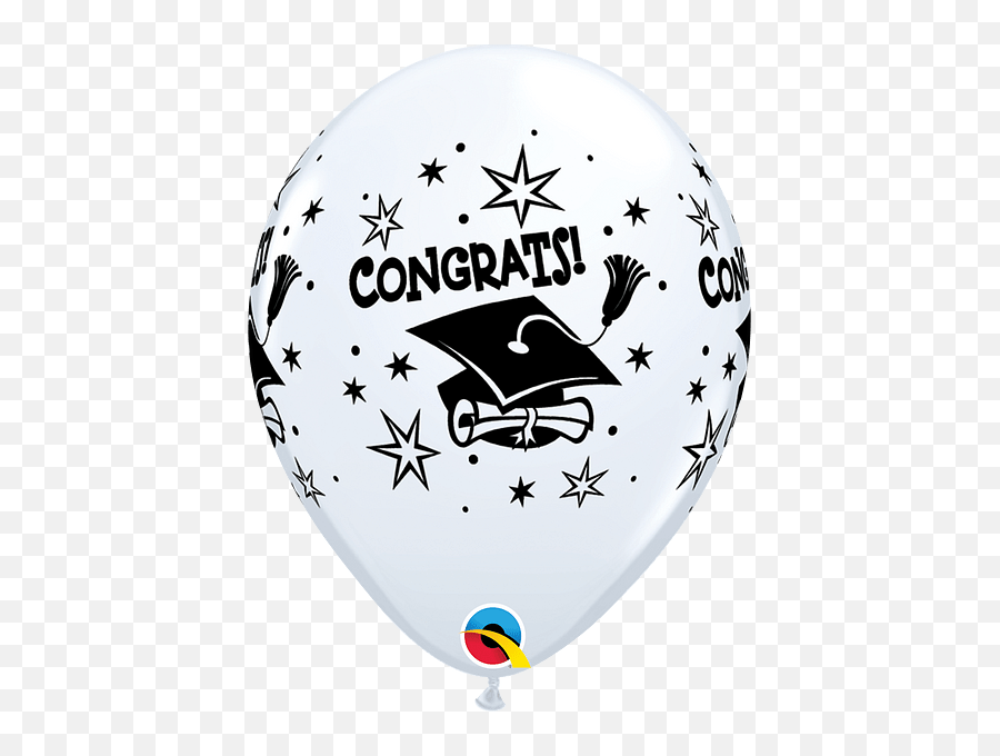 Graduation Congrats Grad Balloons Balloon Place - Balloons Design For Graduation Emoji,Graduation Cap Emoji