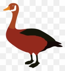 Cartoon Goose Clipart Animal Clip Arts - National Museum Emoji,Goose Emoticon