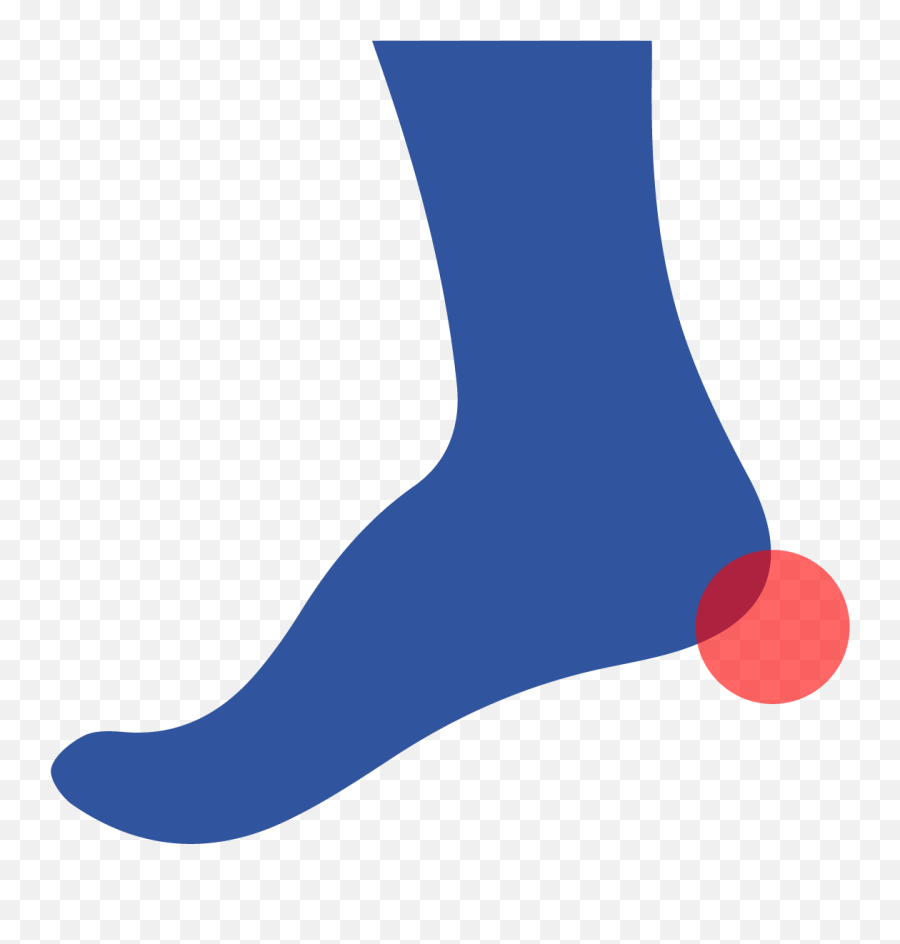 A Heel Spur Is A Calcium Deposit That Forms A Small - Sock Vertical Emoji,Heel Emoji