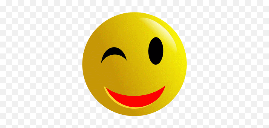 Winking Smiley Face Emoji,Ca Va Mal Emoticon