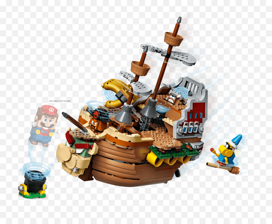 New Super Mario Lego Including Bowseru0027s Airship Coming In - Lego Bowsers Airship Emoji,Lego Emotions Hungry