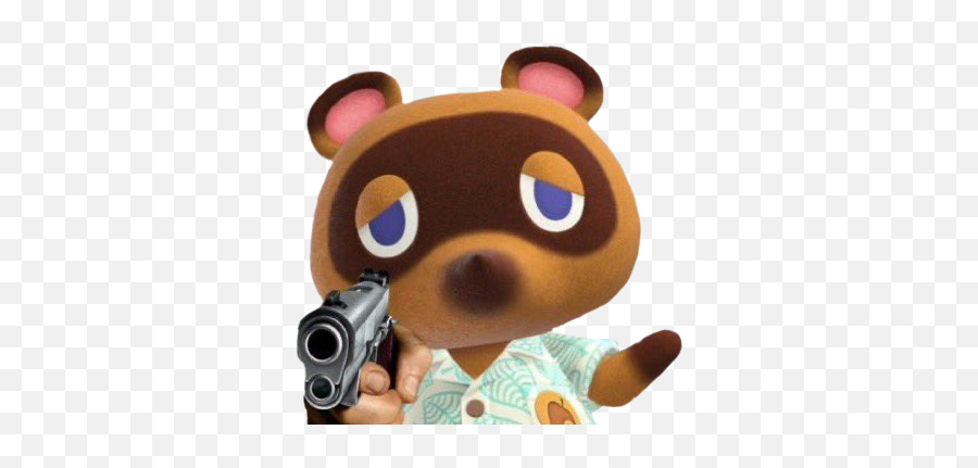 The Most Edited Tomnook Picsart - Tom Nook Emoji,Tom With A Gun Emoji