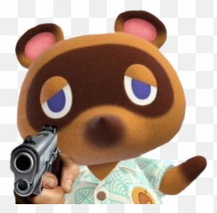 The Most Edited Tomnook Picsart - Tom Nook Emoji,Tom With A Gun Emoji