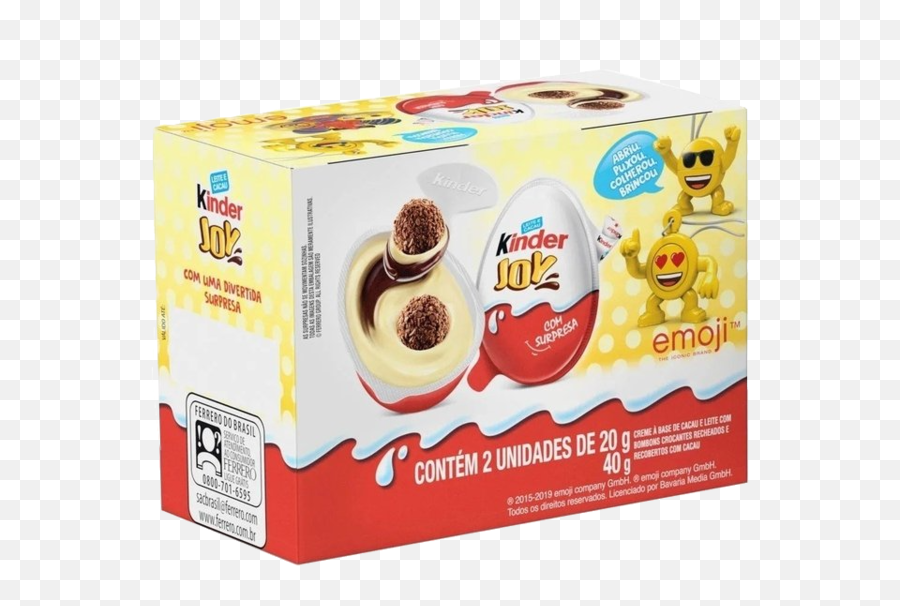 Kinder Ovo Joy Emoji 40g - Chocolates Marchecombr Kinder Joy,Emoticons Referente A Trabalho No Whats