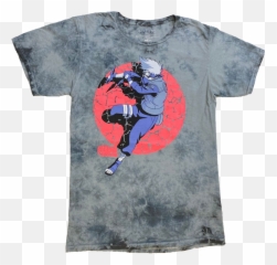 Naruto Anime Character Mens Black Tie Dye Short Sleeve Tee - M Emoji,Mechanical Doll Anime No Emotions