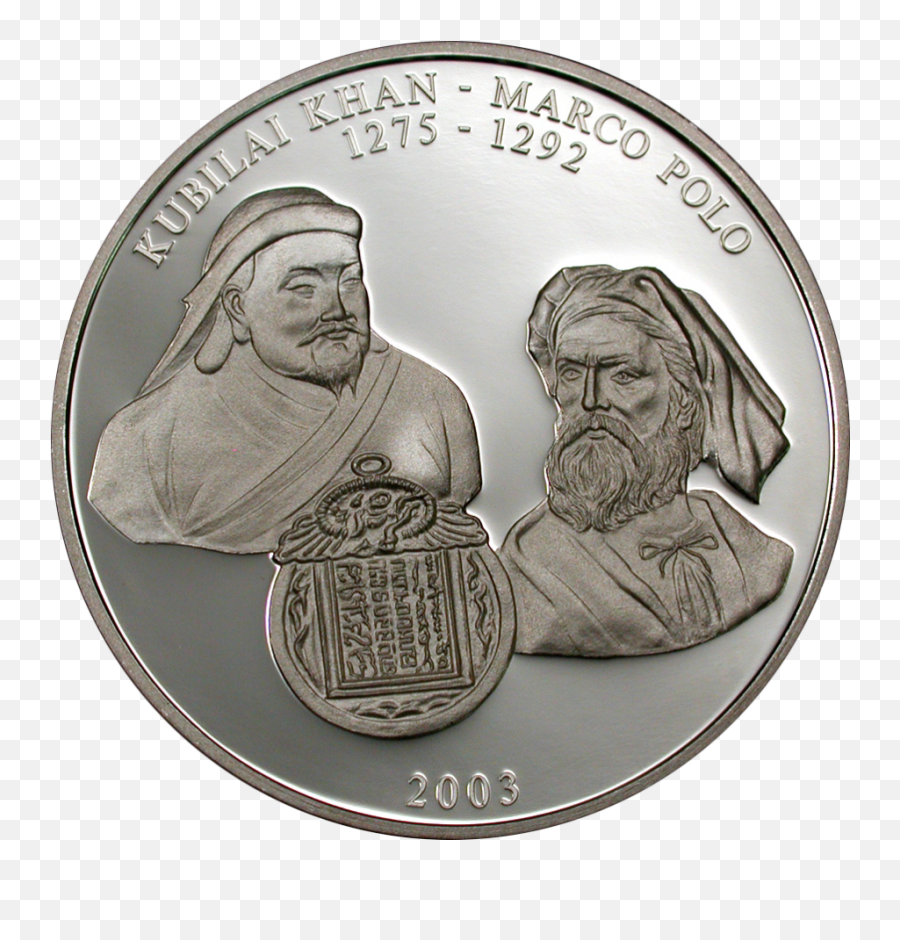 Marco Polo U0026 Khubilai Khan U2013 Silver U2013 Cit Coin Invest Ag Emoji,Why Marco Polo No Emoji