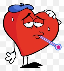 Healthy Clipart Unhealthy Healthy Unhealthy Transparent - Sick Heart Clipart Emoji,Cymbal Emoji