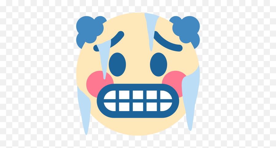 Emoji Remix On Twitter Cold Clown Face - Dot,Emoji For Cold