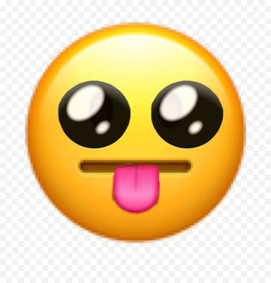 Meh Bleh Face Emoji Sticker By A Person - Meh Emoji With Face,Party Face Emoji