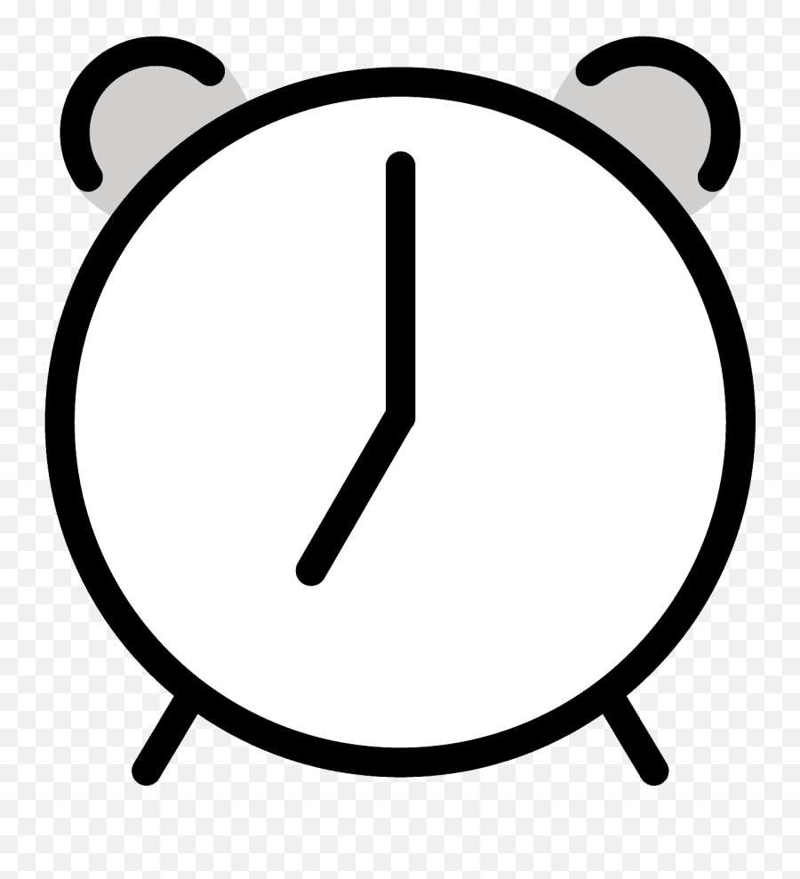 Alarm Clock - Alarm Clock Black Icon Png Emoji,Clock Emoji