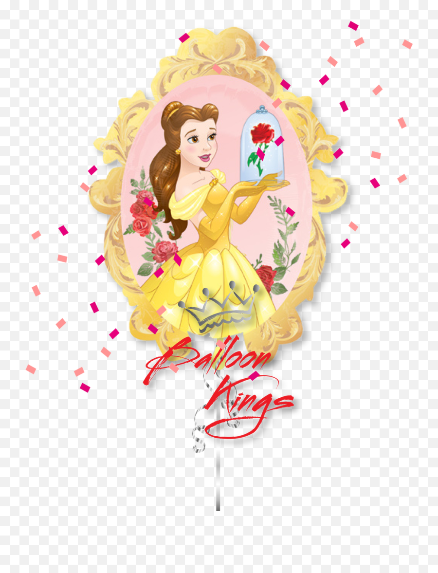 Beauty And The Beast Belle - Disney Princess In Frame Emoji,Beauty And The Beast Emojis