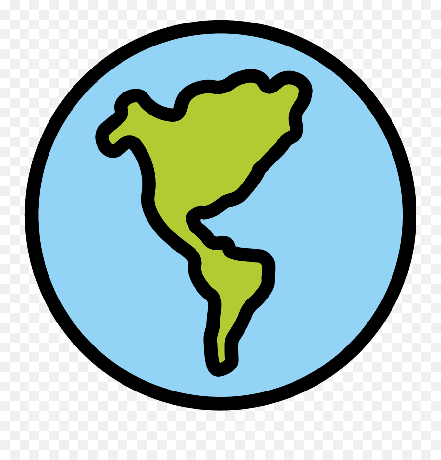 Earth Globe Americas - Emoji,Earth Emoji