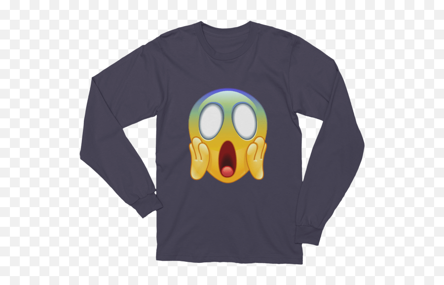 Face Screaming In Fear Emoji - Federal Reserve Bank T Shirt,Screaming Emoji
