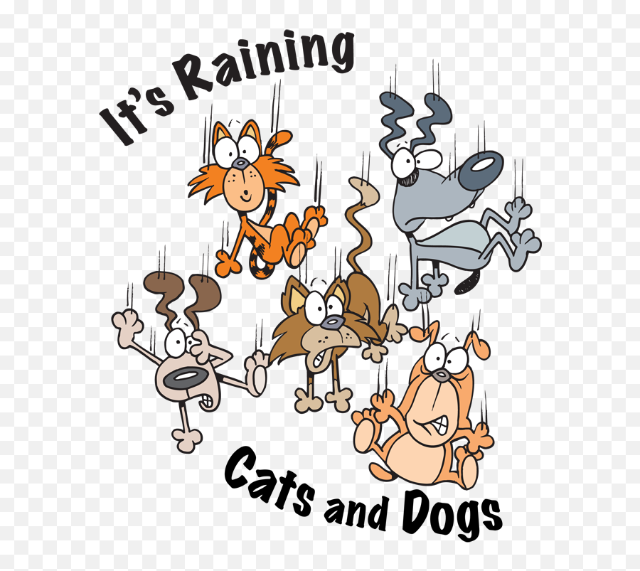 Dogs Clipart Cat Dogs Cat Transparent - Raining Cats And Dogs Funny Emoji,Animated Cat Emoticons